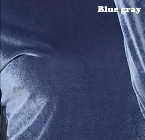 Blue Gray M-7XL плюс размер мужские велюровые рубашки, корейский стиль Мужчины Уличная Хип Хоп бархатный с короткими рукавами Блузка Большой размер Blusas черное вино - Цвет: Blue Gray