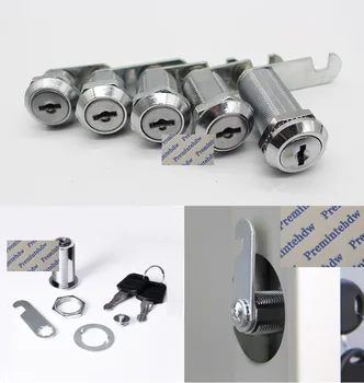 

4Pcs/Lot16mm 20mm 25mm 30mm 40mm Disc Tumbler Cam Lock File Cabinet Desk Drawer Toolbox Mailbox Gym Locker Keyed Alike Differed