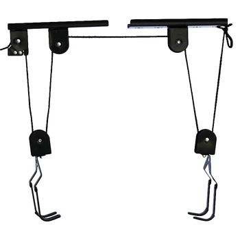 

Kayak&Canoe Pulley System Kayak Storage Hoist Garage Ceiling Pulley Rack 125Lb