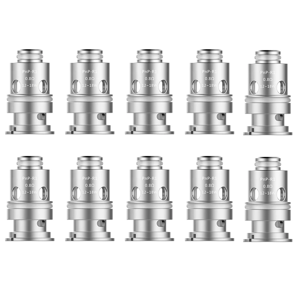 VOOPOO PnP-R1 Coils Atomizer Core Heads 0.8ohm for Vinci R X FINIC P18 DRAG Baby FIND Trio CALIBER P22 AIO Vape Dual Coils