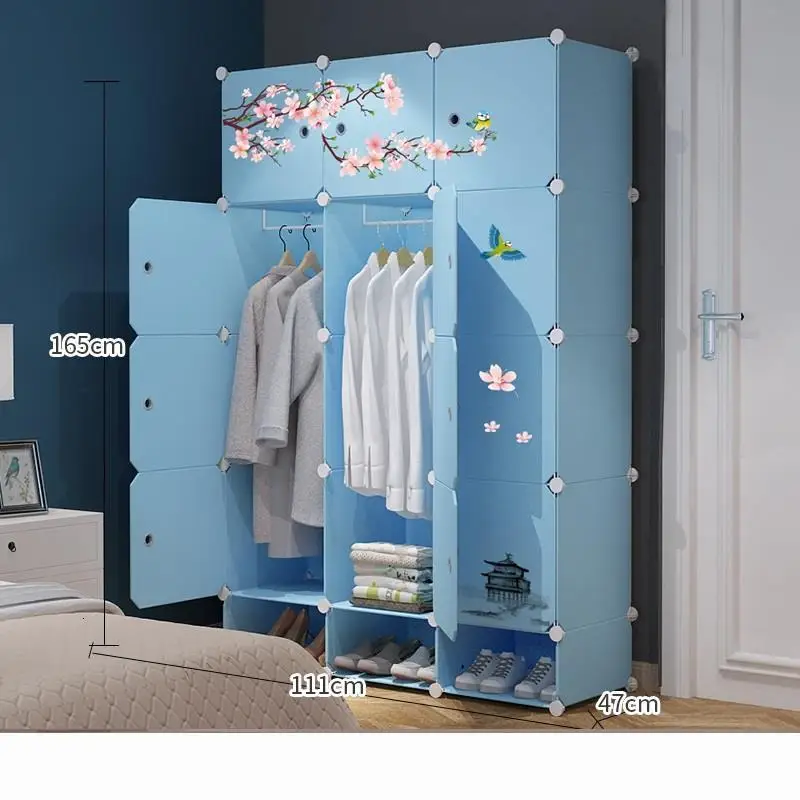 Домашний Ropero Kleiderschrank Armario Placard Meuble De Range Gabinete Mueble Closet мебель для спальни Guarda Roupa гардероб - Цвет: Version C