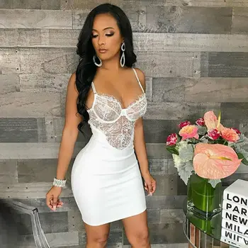 

Women Nightgowns Sexy Lace Satin Sleepwear Nightdress Home Wear Summer Sexy Backless Sleep Lounge Night Dress Silk Nightwear