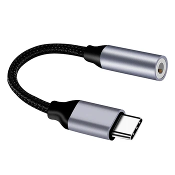 

Type C to 3.5mm Headphone Adapter USB C Splitter Jack AUX Audio Charging Converter for Phone Tablet Laptop