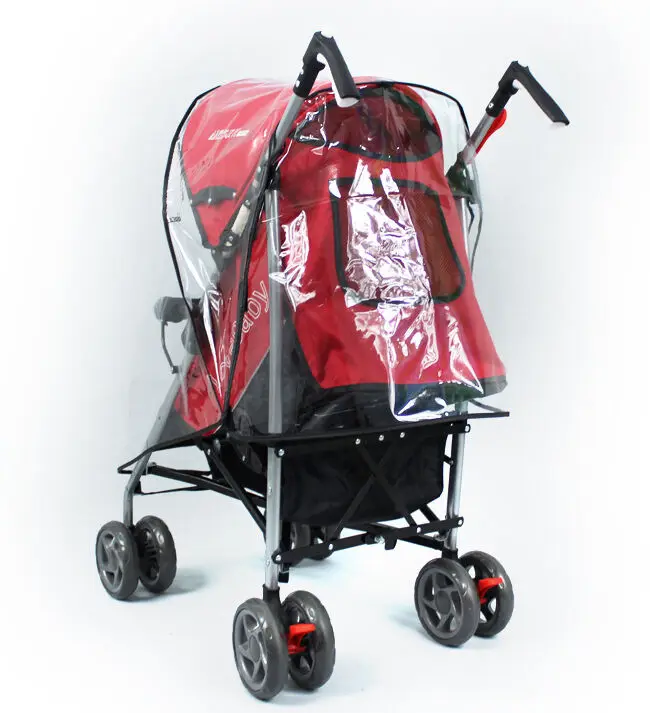 Quality Universal Buggy Pushchair Stroller Pram Transparent Rain Cover Baby 