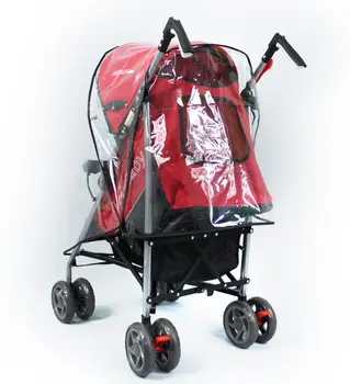 

Fashion Universal Transparent Buggy Pushchair Stroller Pram Transparent Rain Cover Baby Travel Cover