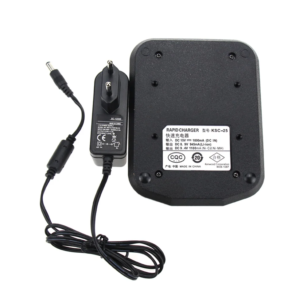 2X KSC-25 Зарядное устройство для Kenwood NX-220, NX-320, TK-2140, TK-2160, TK-2170, TK-2360, TK-3140, TK-3160, TK-3170, TK-3173, TK-3360