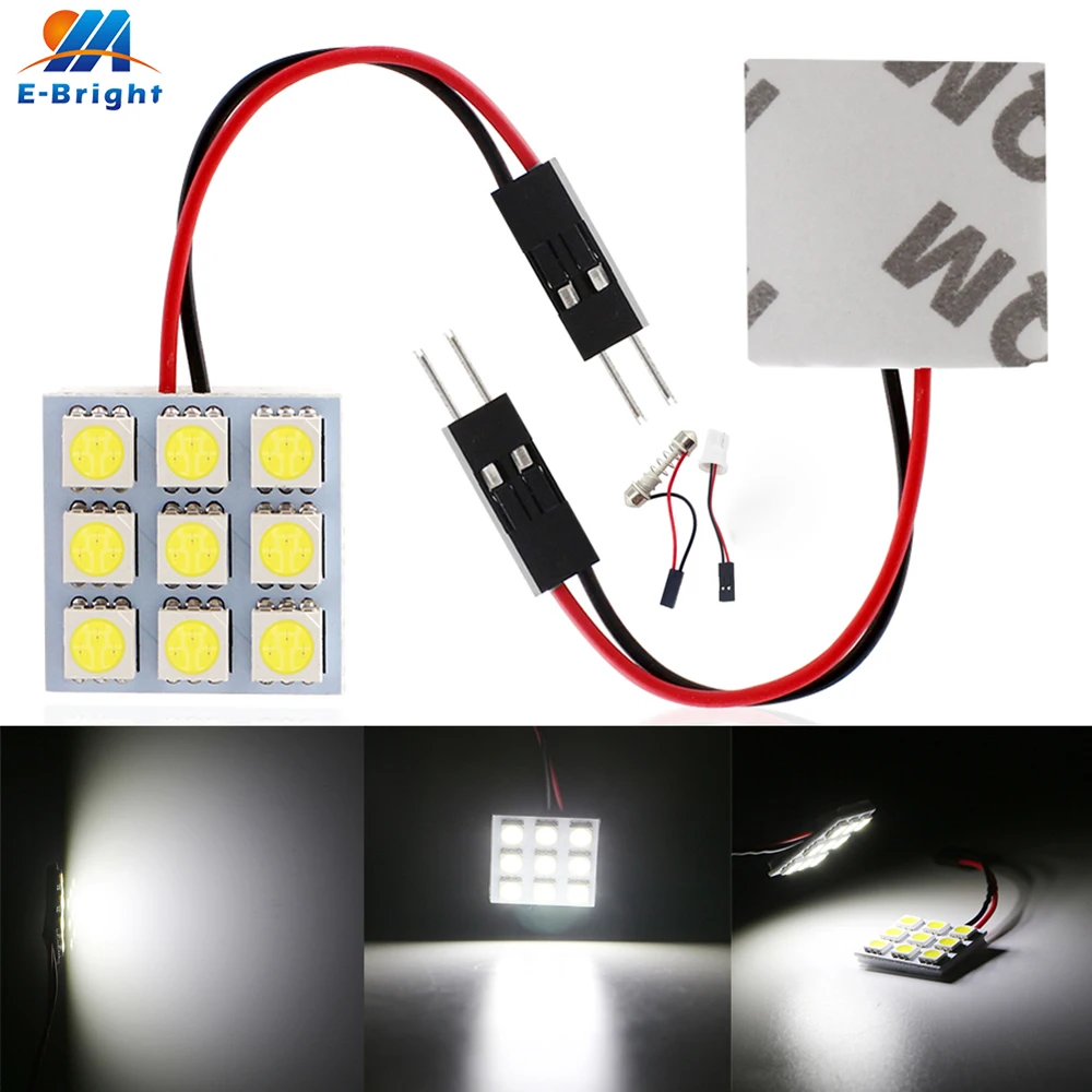 4 шт. T10 W5W 5050 9 SMD светодиодный ные панели светильник купольная внутренняя карта чтения автомобиля лампа с T10 фестон-адаптер багажника лампа белый красный янтарь 4 шт. T10 W5W 5050 9 SMD светодиодный ные панели светильник купольная внутренняя карта чтения автомобиля лампа с T10 фестон-адаптер багажника лампа белый красный янтарь
