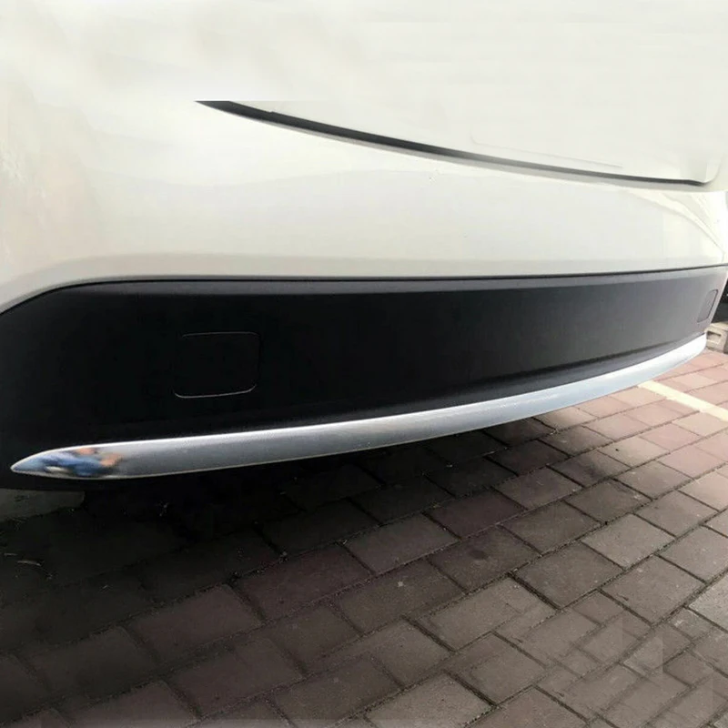 Для Toyota Prius Prime- Хром передний и задний бампер Защитная крышка для губ декоративная защита решетка Передняя Нижняя бамперное формование Защитная крышка спойлера
