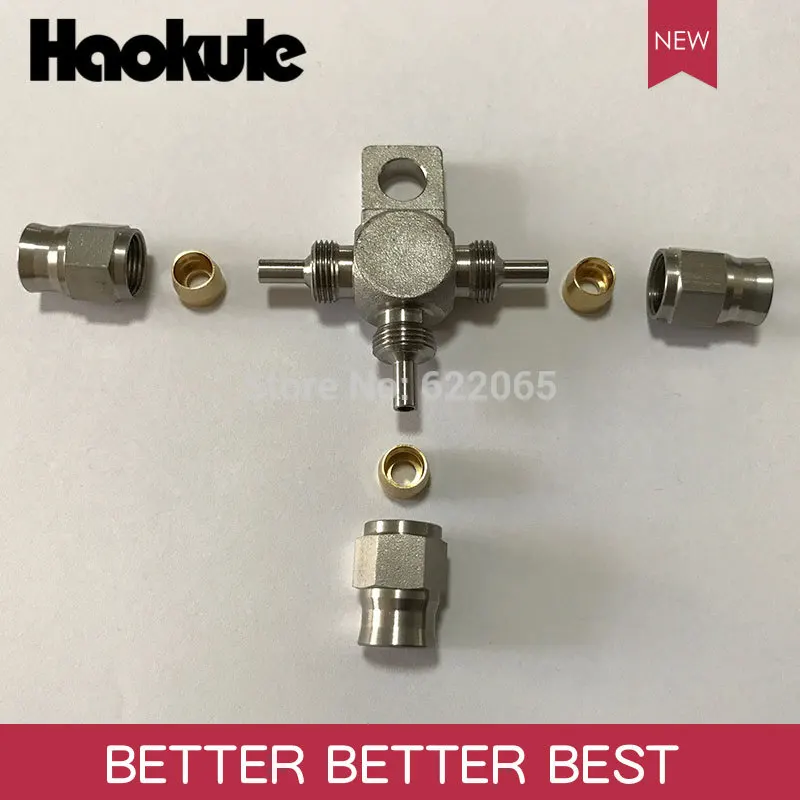 Тройник Haokule из нержавеющей стали 3Way 3AN/AN3 с креплением Tab/AN 3 3/8 24UNF резьба PTFE