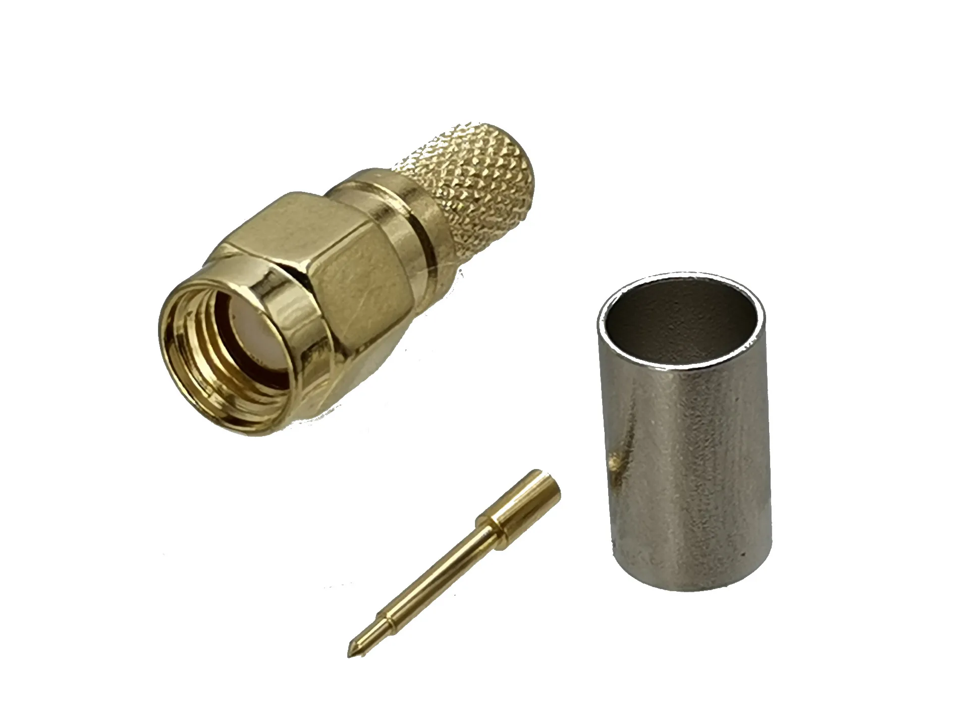 1 шт. разъем SMA штекер обжимной RG8X RG-8X LMR240 кабель RF коаксиальный провод клеммы