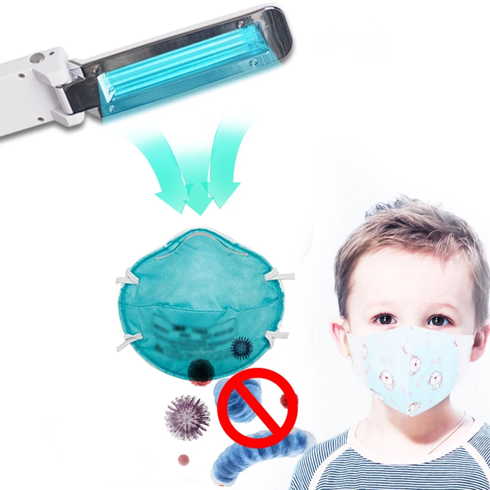 

Handheld UVC Disinfection Lamp 2W UV Sterilization Lamp Folding Ultraviolet Disinfection Light Travel Sterilizing Lights dropshi