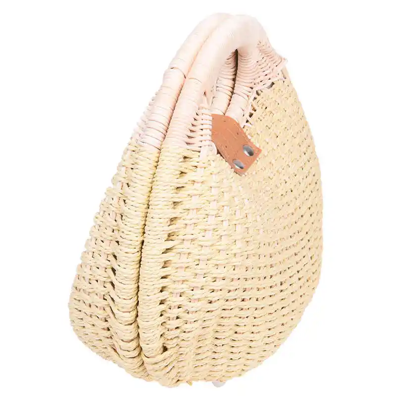 Snail's Nest Tote Сумочка летние пляжные сумки женские соломенные сумки женская сумка плетеная Сумка из ротанга