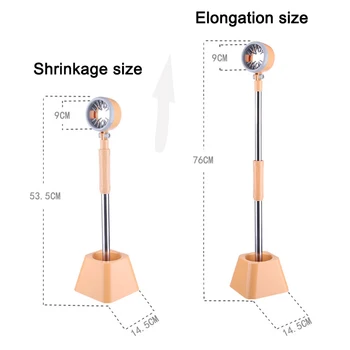 

Hair Dryer Stand Pet Hair Dryer Fixed Bracket 180 Degree Rotating Freely Retractable Rack JS22