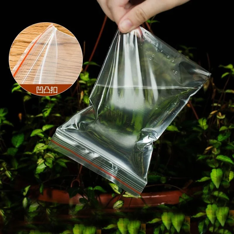 Sacchetti di plastica con chiusura a Zip sacchetti di plastica richiudibili  trasparenti per gioielli/sacchetti per alimenti da cucina spessore 0.08mm  100 pz/lotto - AliExpress