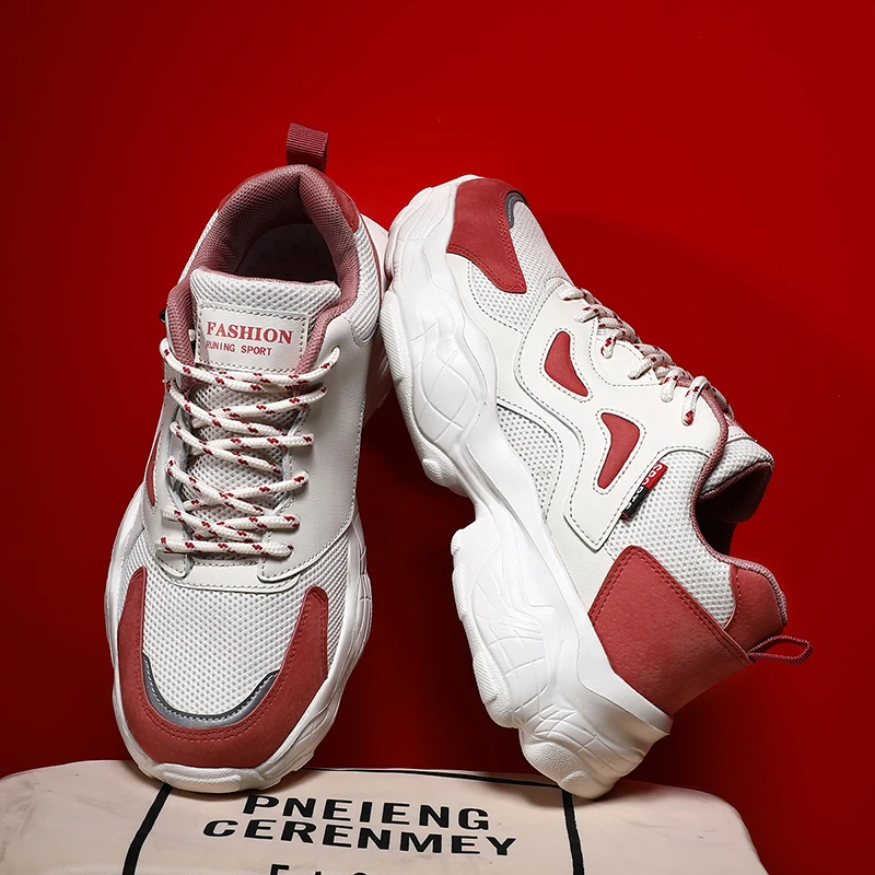 Promo Sneakers Shoes TUINANLE Plus-Size Women Spring Mixed-Colors White Lover 35-44 New QMrXeNXZW7y
