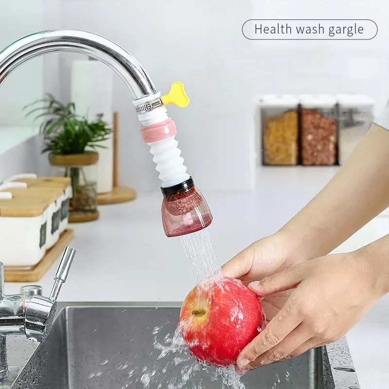 360 Degree Rotating Adjustable Faucet Extender Maifan Stone Filter