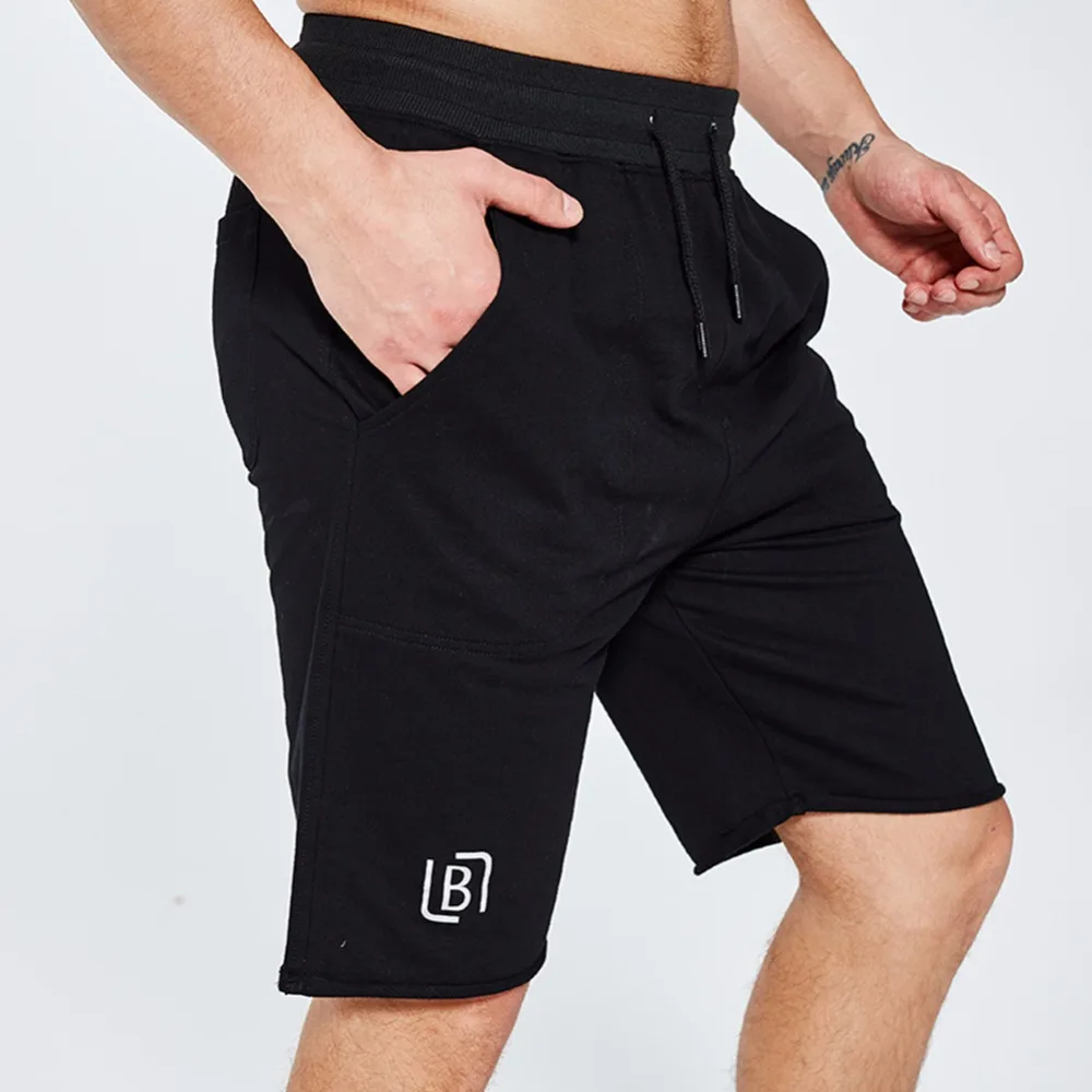 Шорты мужские хлопковые до колен повседневная спортивная одежда модные