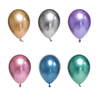 

10pcs/lot 12inch Glossy Metal Pearl Latex Balloons Thick Chrome Metallic Colors Inflatable Air Balls Ballon Birthday Party Decor