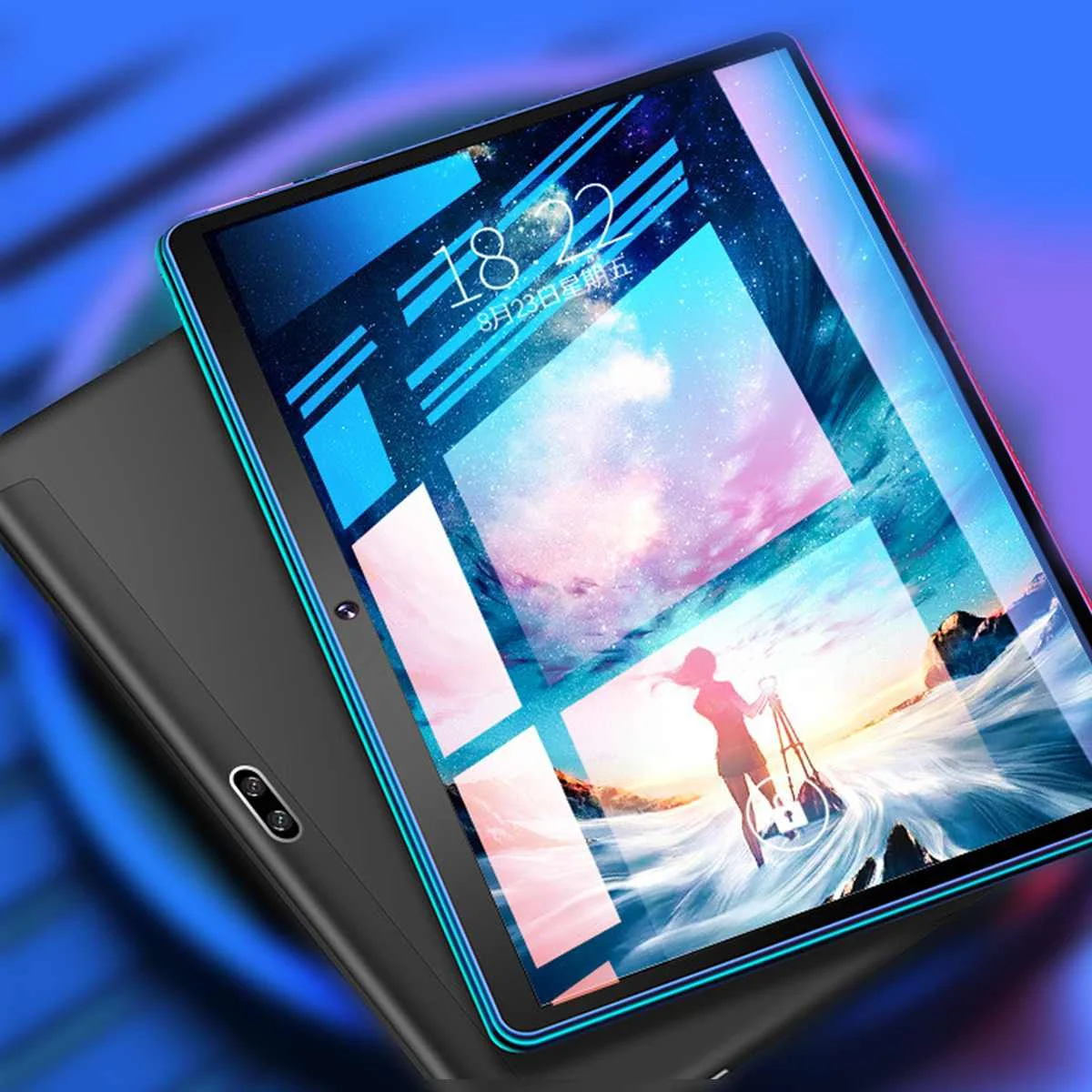 

6D 10 inch HD Tablet PC 8+128GB 9000mAh 1600W Dual Cameras/SIMs Octa Cores 4G Call Tab android 8.0 tab GPS WIFi bluetooth
