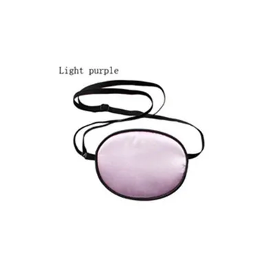 Light Purple Одноглазая высококлассная шелковая маска для сна одноглазая Amblyopia тренерская маска для век переносная Мягкая повязка для глаз спальный чехол MR088 - Цвет: Light Purple