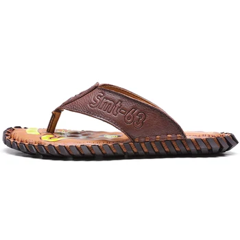 

Men's Sandals Luxury Brand Summer Men Slippers Shoes Beach Slipper Open Toe Hook&loop Wear-resisting Sandals Schoenen Mannen