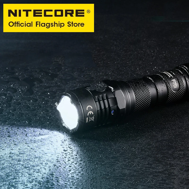 NITECORE P20i High Performance I Generation One Button Flash 1800 Lumens Duty Search Led Tactical Flashlight