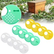 12 шт. пластик 3 цвета улей коробка входные ворота двери диск оборудование для пчеловодства инструменты товары для домашнего сада