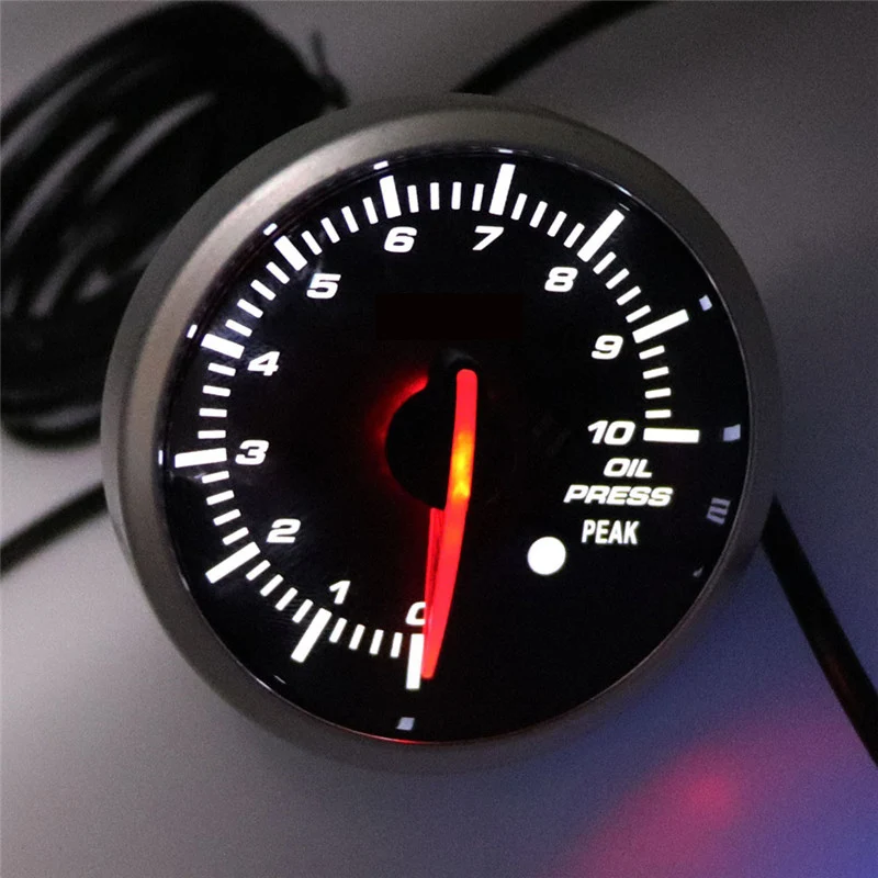 Автомобильный датчик температуры воды масла 2 5 дюйма с белым и красным