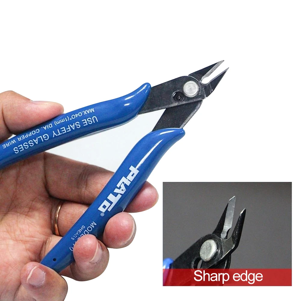Electrical Wire Cable Cutters Cutting Side Snips Flush Pliers Nipper Hand Tools Herramientas Network Wire Stripping Strippe