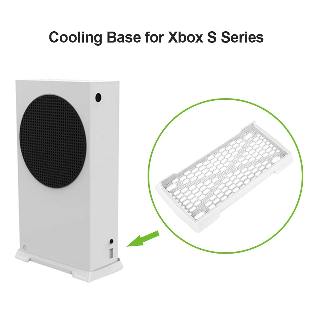 For Xbox S Series Vertical Stand with Built-in Cooling Vents Game Console Holder Station Cooling Base for Xbox Game Accessories - ANKUX Tech Co., Ltd