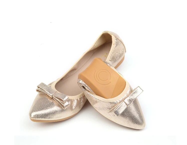 

2018 new flat bottomed comfortable working women's shoes, pointy heads, shallow, sweet bow, casual shoes, maternity shoes.