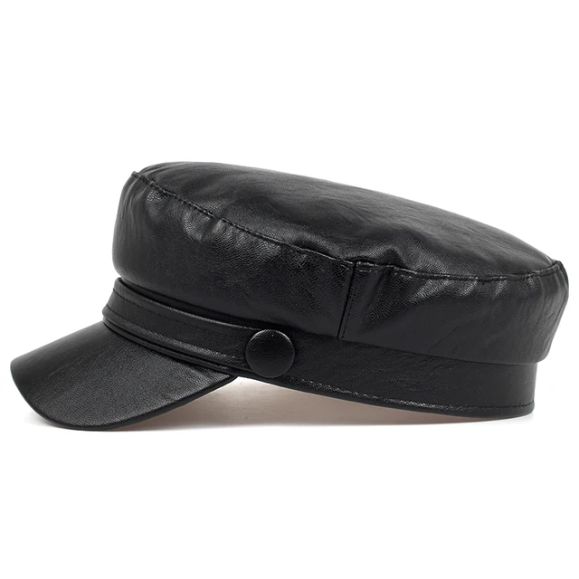 nuovo berretto da donna in pelle coreana moda cappello super fuoco cappelli selvaggi cappello per il tempo libero all'aperto di alta qualità_voghion.com