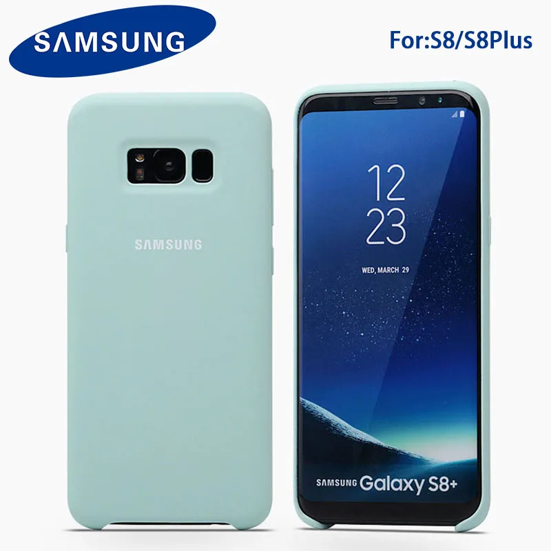 Оригинальный samsung S8 плюс Силиконовый чехол для Galaxy G950 G955 Водонепроницаемый