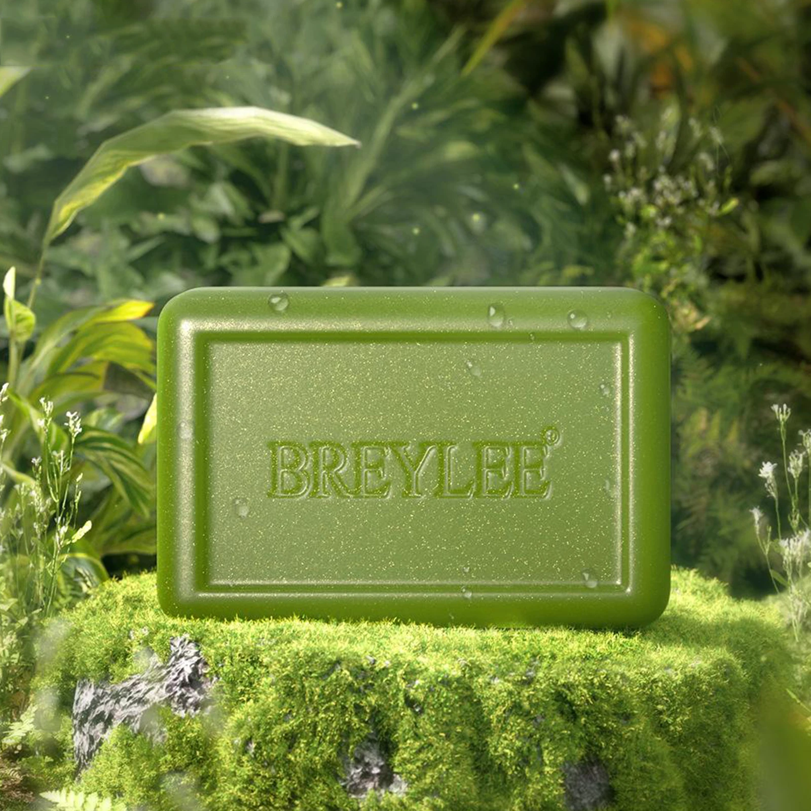 BREYLEE Acne-clearing Soap Bar Removal Oil Acne Treatment Control Moisturizing Deep Cleansing Facial Body Dry Skin Care Bath 80g