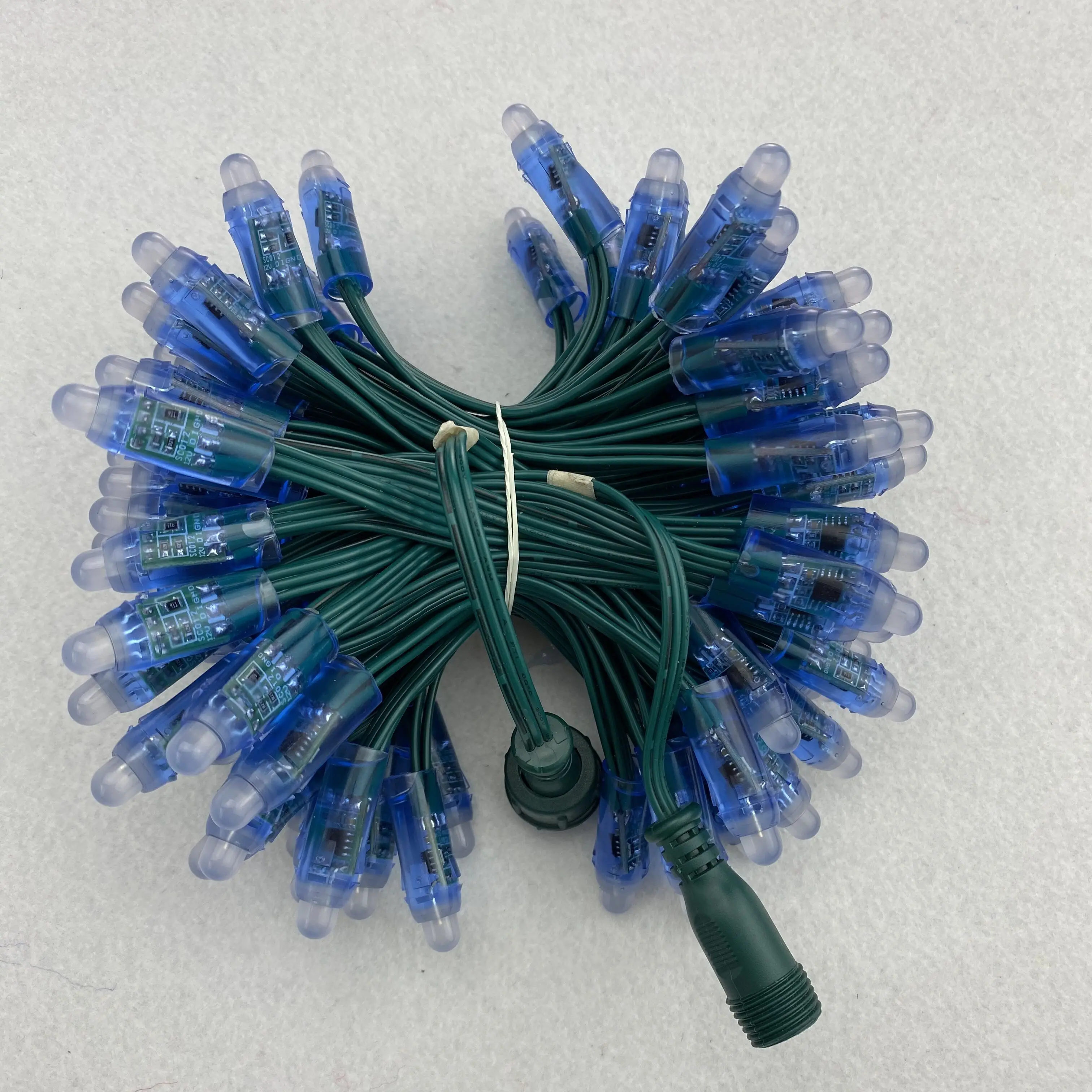 Резистор напряжения падение/DC12V/100 шт/нить/тип пули/RGB адресуемый 12 мм WS2811