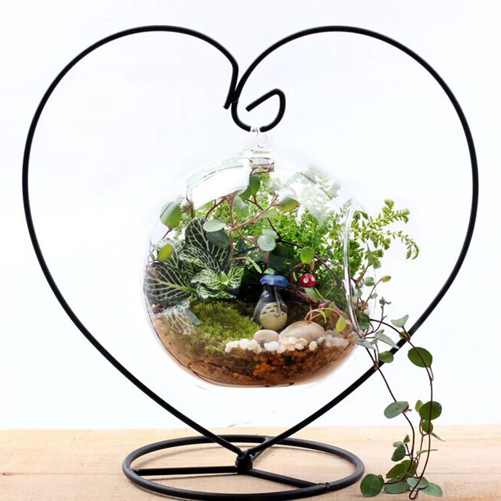 New Hot Sale 9 inch White Iron Hanging Plant Stand Holder for Landscaping DIY Creative Garden Party Home Decorate