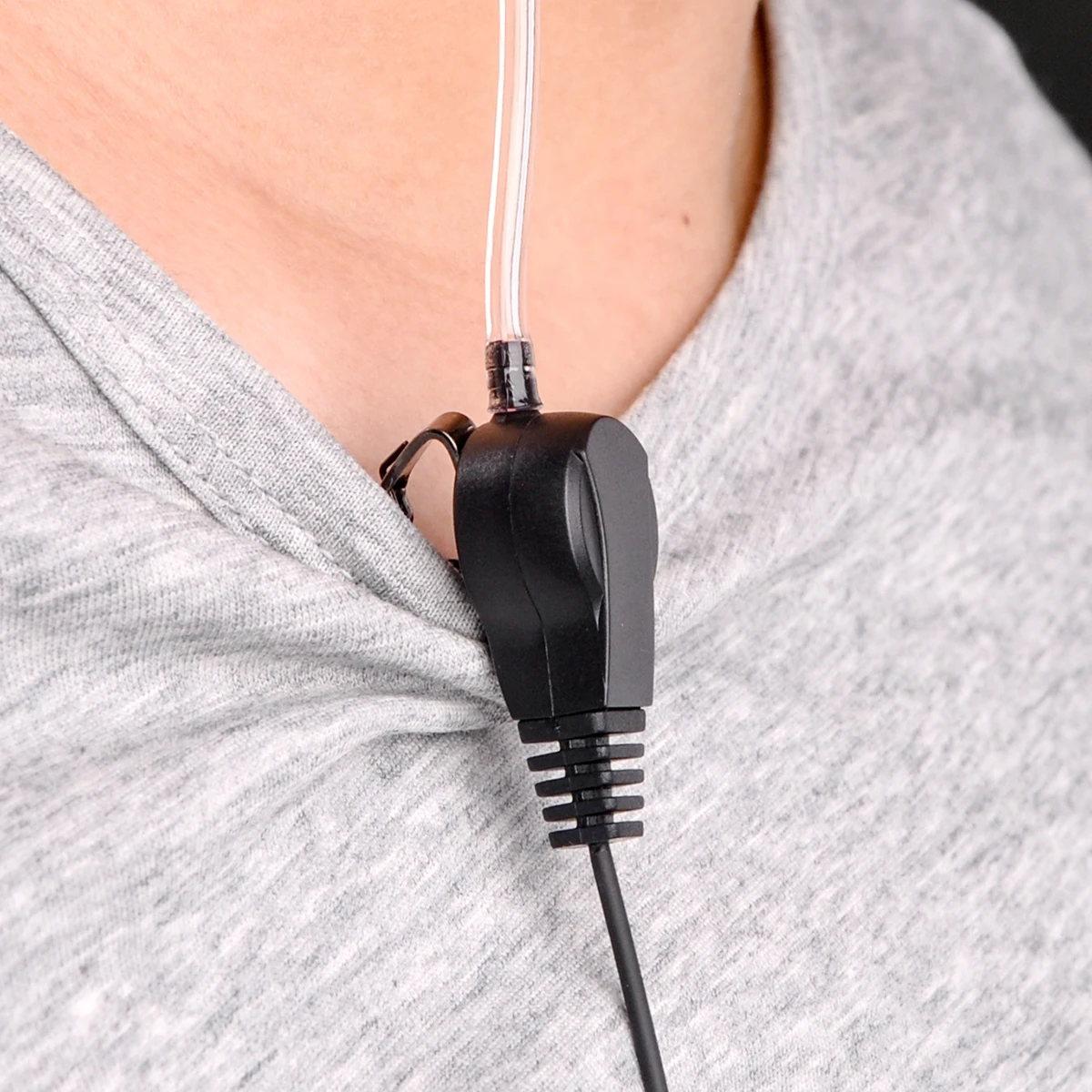 Walkie talkie наушники air полые трубки в ухо наушники для baofeng Радио с PTT светодиодный светильник гарнитура микрофон K порт наушник