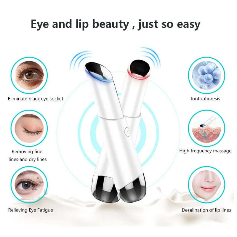 

Mini Thermal Eye Massager Eye Care Instrument Beauty Instrument Remove Wrinkles Dark Circles Puffiness Massage Relaxation