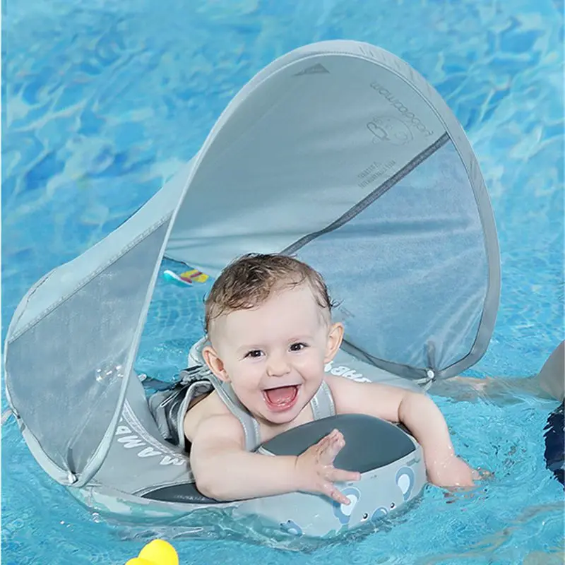 Mambobaby однотонный ненадувной поплавок для новорожденного ребенка кольцо плавания