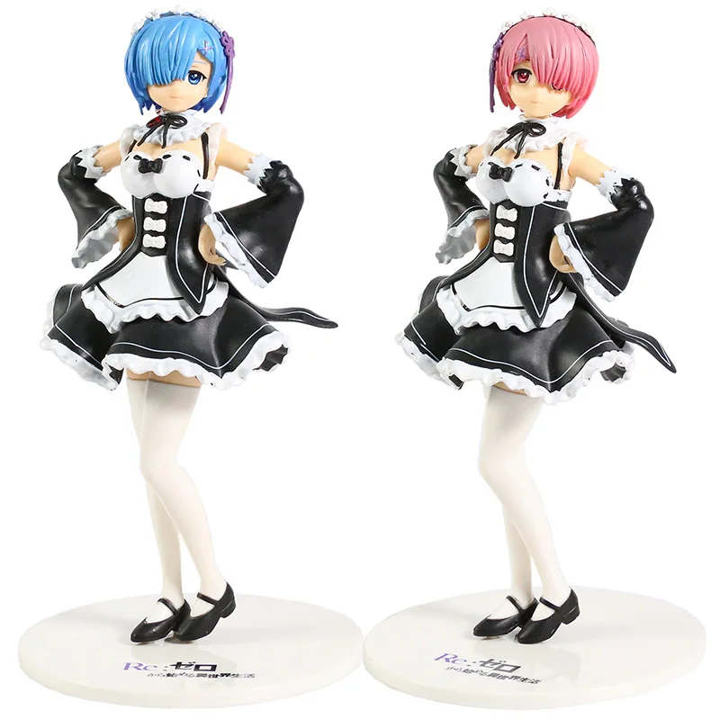 Аниме Re: Zero Kara Hajimeru Isekai Seikatsu Ram/горничная вер Rem. Коллекционная модель игрушки из