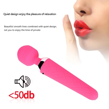 

Powerful Vibrating Wand Massager with 10 Magic Vibration Modes for Neck Shoulder Back Massage,Sports Recovery & Muscle Aches