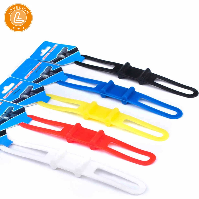 

LOVELION High elastic silicone rubber strap mountain bike strap cheap bicycle accessories strap lamp strap multifunctional strap