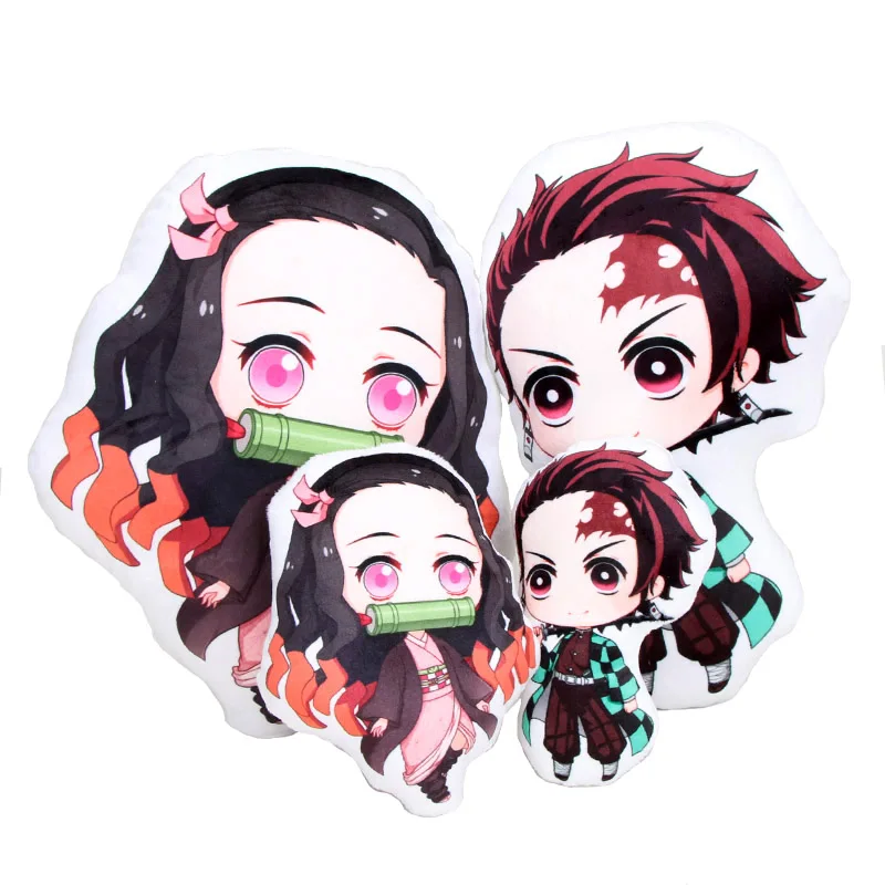 Demon Slayer Kimetsu no Yaiba Kamado Nezuko Plush Toys Stuffed 18-45cm Pillow for Kids Boys Children Birthday | Игрушки и хобби