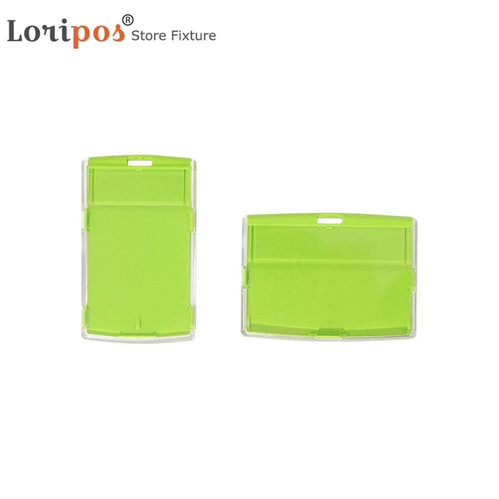 54x86mm Plastic Lanyards Id Name Tag Price Card Sleeve Badge Holder For Neck Chest Display