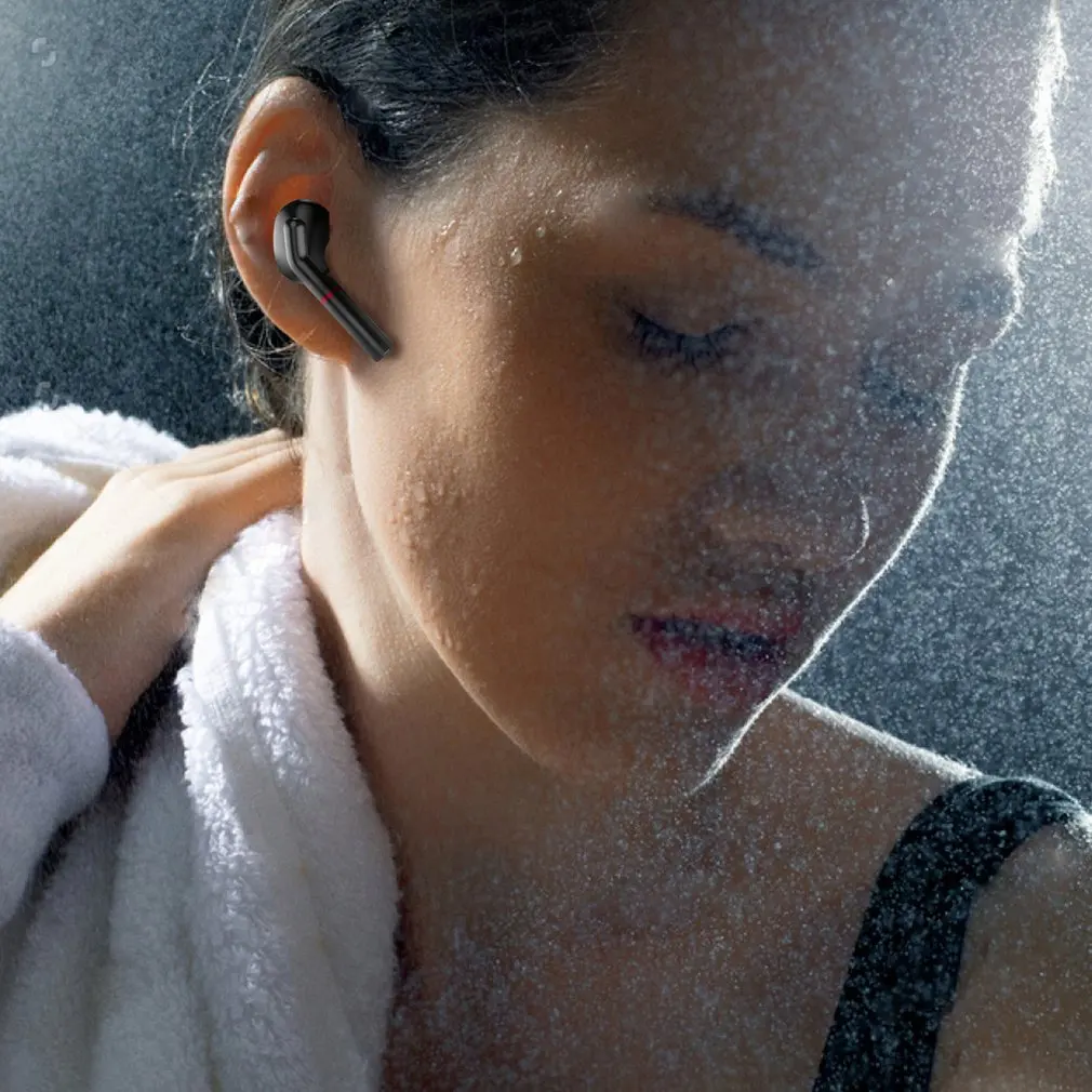 Bluetooth 5 0 Wireless Earphone TWS Binaural Sports Headset 3D Stereo Sound With Mic Handsfree Sports Earphone With Charging Box