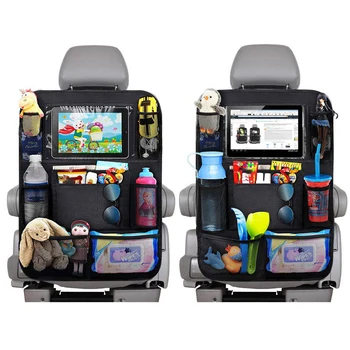 

2 Pcs/set Hanging Protectors Bag Organizer Tablet Holder Space Saving Storage Pockets Accessories Vehicle Practical Car Backseat