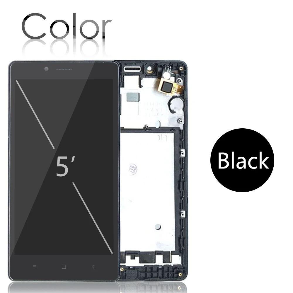 

Original LTE 4G 5.5'' Display For Xiaomi Redmi Note LCD Touch Screen Digitizer Assembly Frame Replacement For Redmi Note LCD