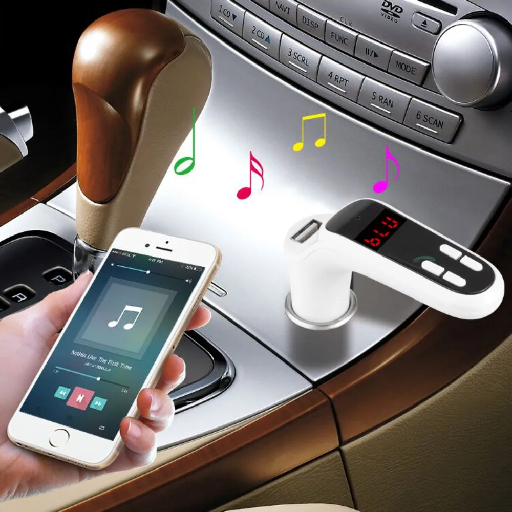 20# MP3 плеер S7 беспроводной Bluetooth fm-передатчик автомобильный комплект прикуриватель MP3 музыкальный плеер USB автомобильная Быстрая зарядка