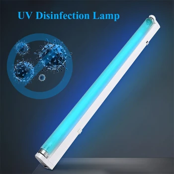 

110V UV Disinfection Lamp EU Plug UV LED Lamp Germicidal Sterilizer Ultraviolet Quartz Light Ozone Kill Mite Bar Tube Lights