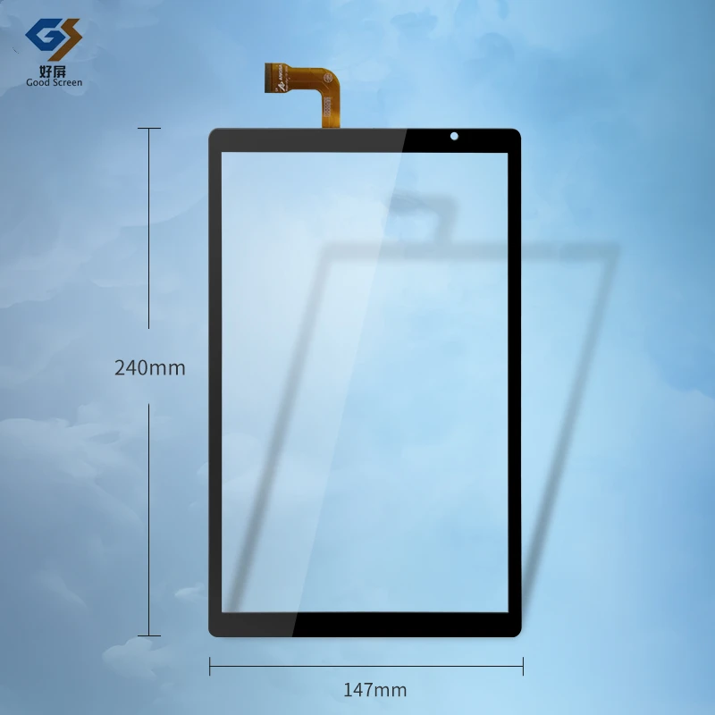 Tela de Toque de Vidro Preto para Teclast P20hd P80x P10s P10hd Reparo Capacitivo do Painel Peças de Reposição - Imagem 4